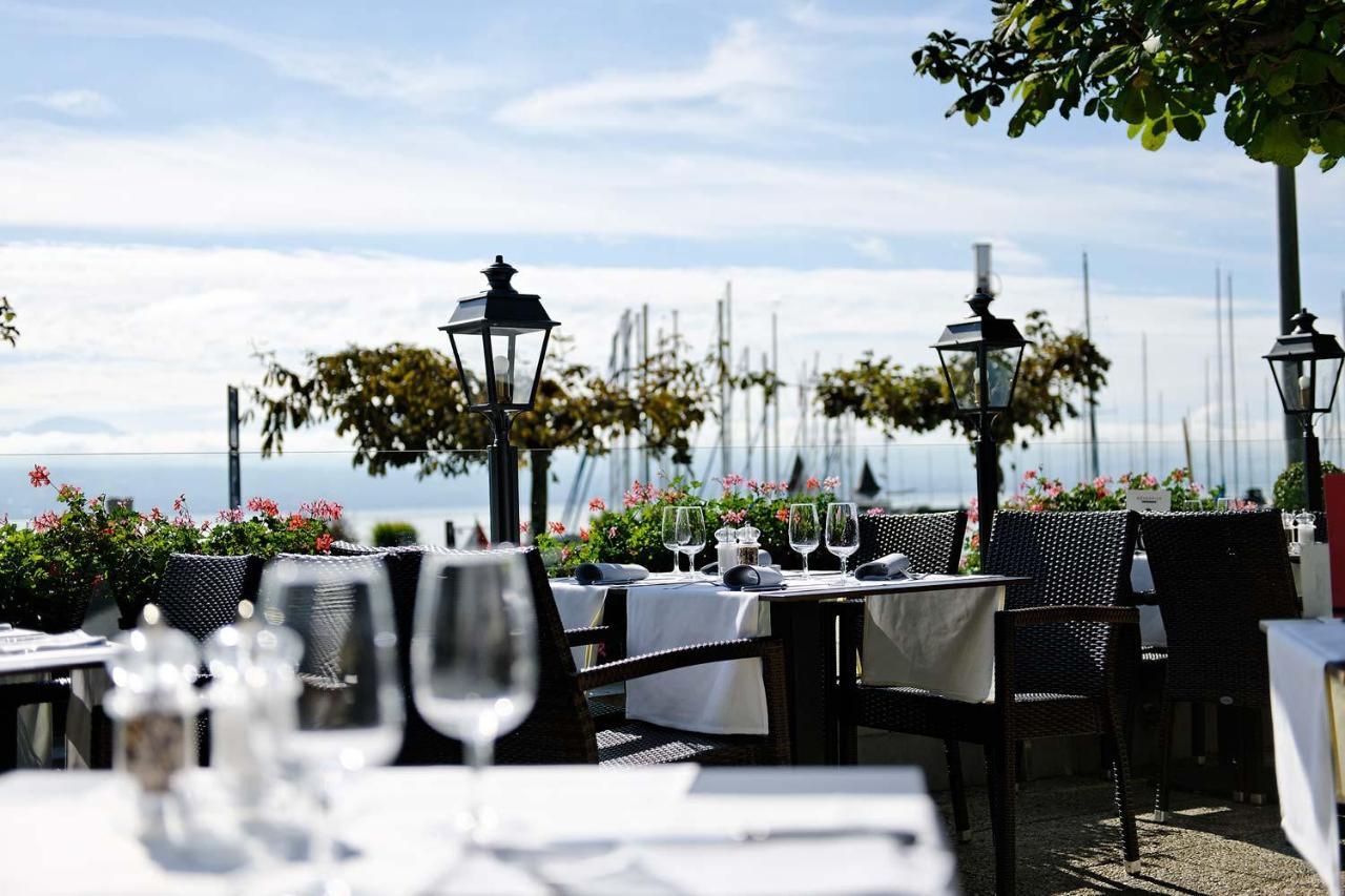 Romantik Hotel Mont Blanc Au Lac Morges Exterior foto