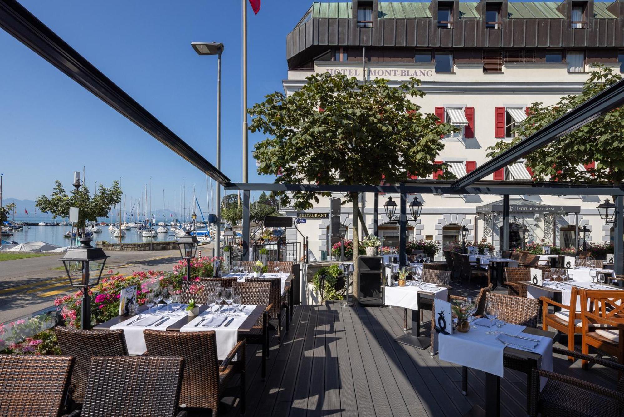 Romantik Hotel Mont Blanc Au Lac Morges Exterior foto