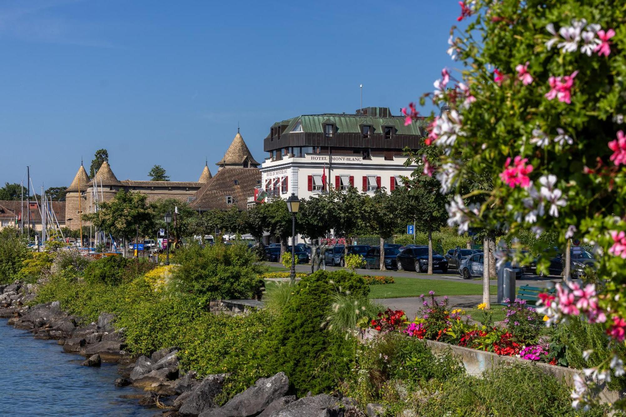 Romantik Hotel Mont Blanc Au Lac Morges Exterior foto