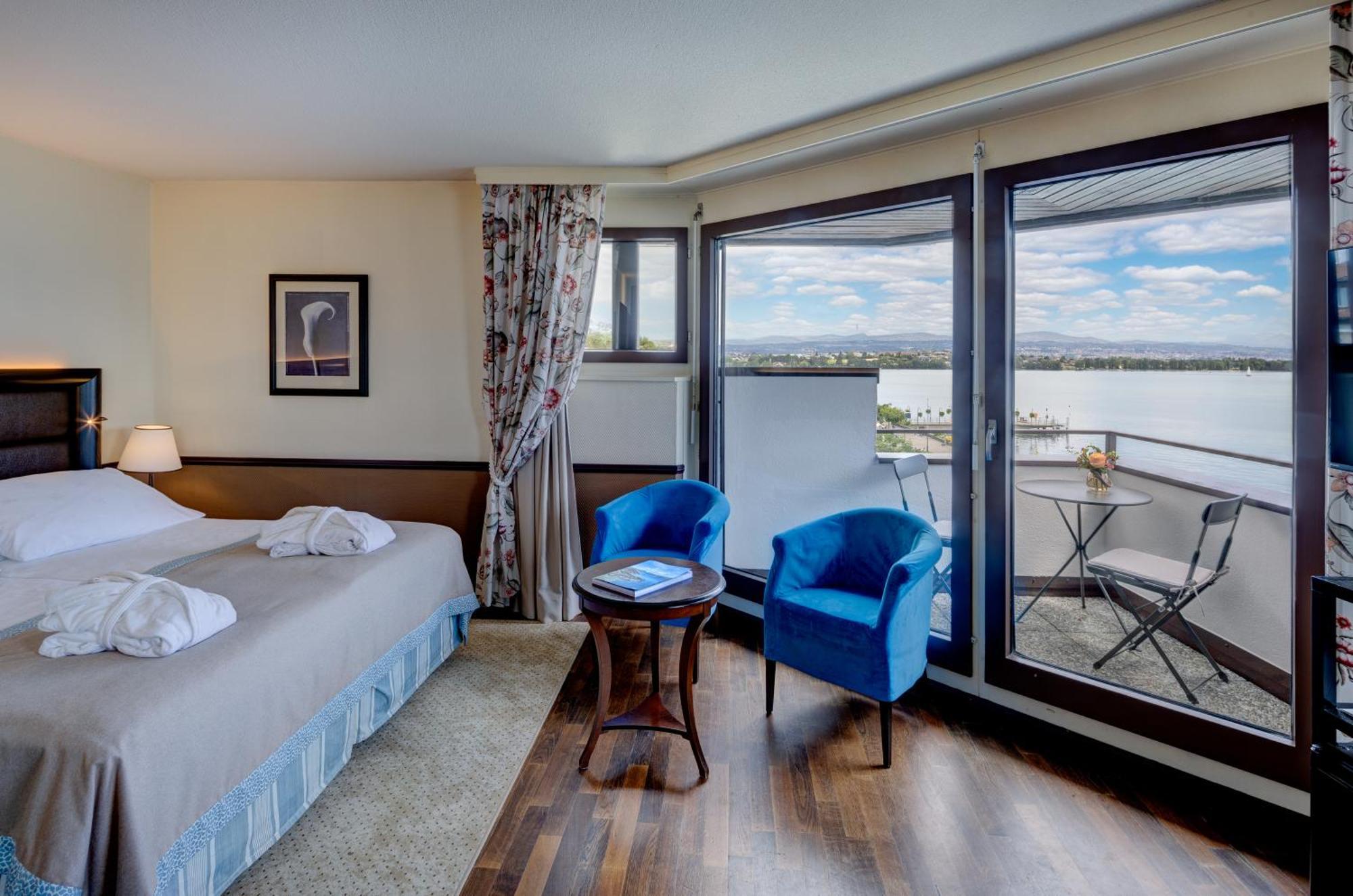 Romantik Hotel Mont Blanc Au Lac Morges Exterior foto